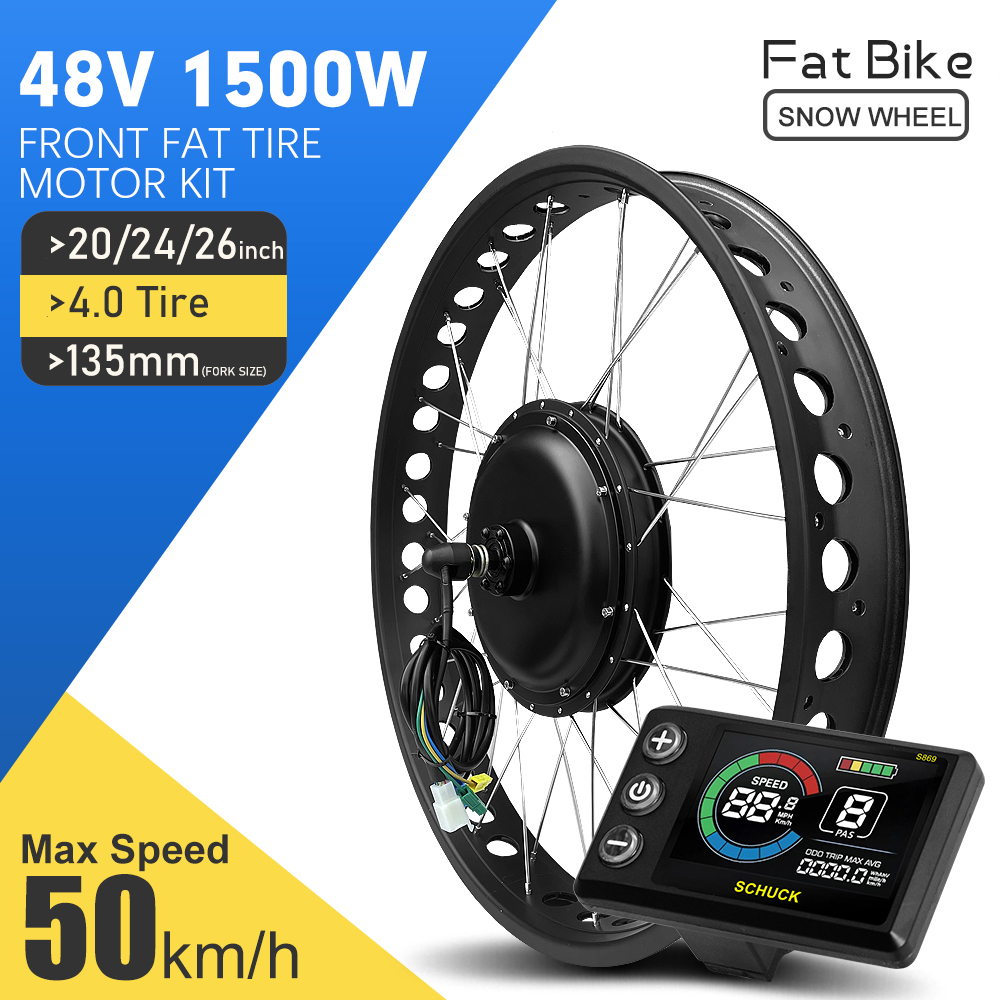 72V 5000W Hub Motor Kit - Kit Konversi Sepeda Listrik Ban Tebal