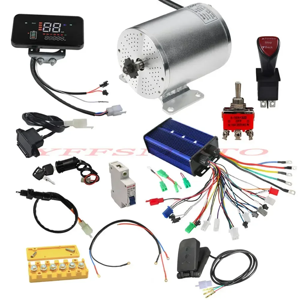 Ebike Conversion Kit 72V 3000W - 72V 3000W Motor tanpa sikat MY1020
