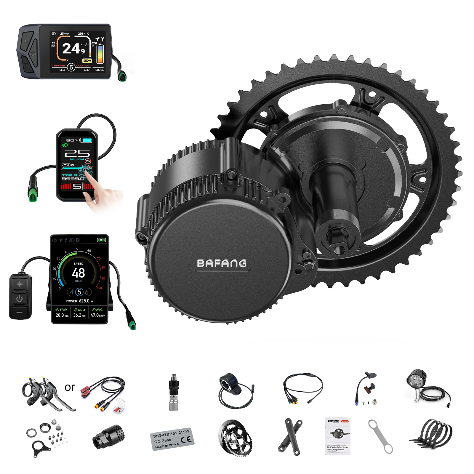 Mid Drive Motor Kit 52V 1000W - [Pengiriman Lokal AS] Motor Bafang 750W