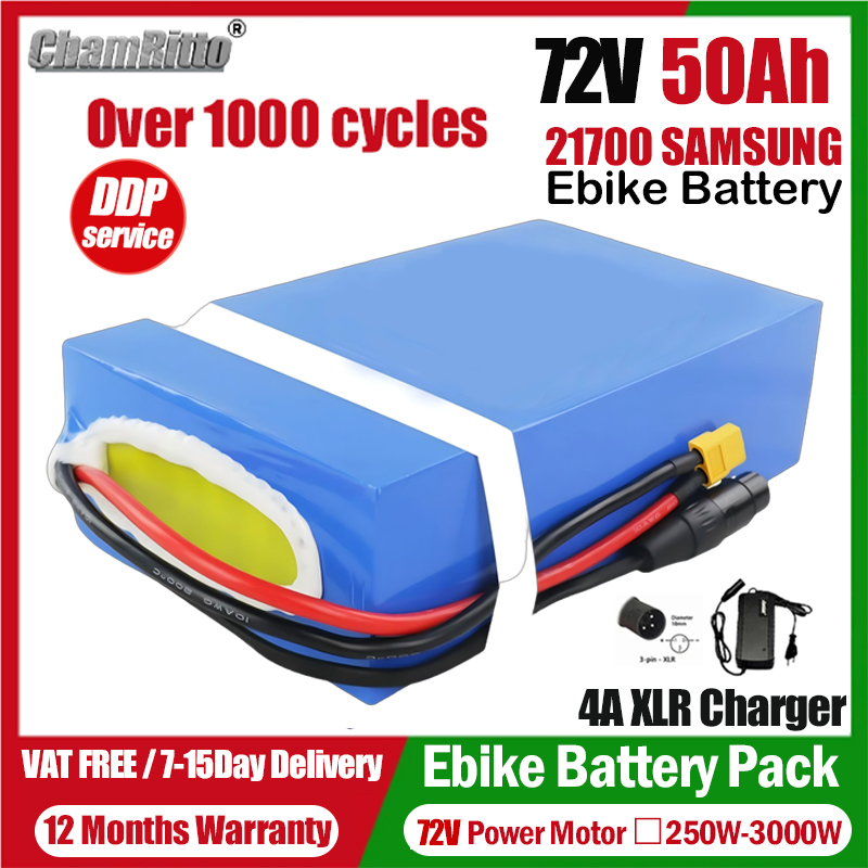 Electric Bicycle Battery 72V 30Ah - Baterai Sepeda Listrik 72V 20ah 30ah