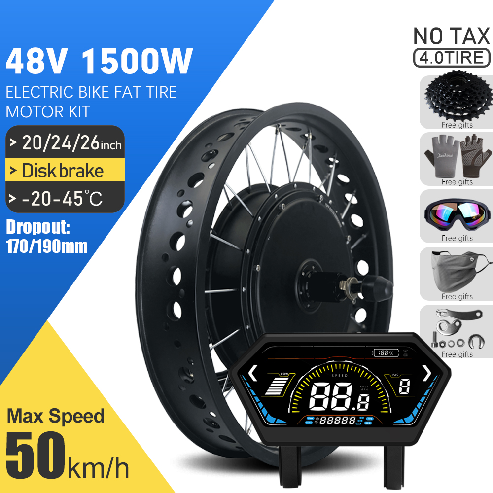 Ebike Conversion Kit 72V 3000W - Kit Sepeda Listrik Fat Bike 48V