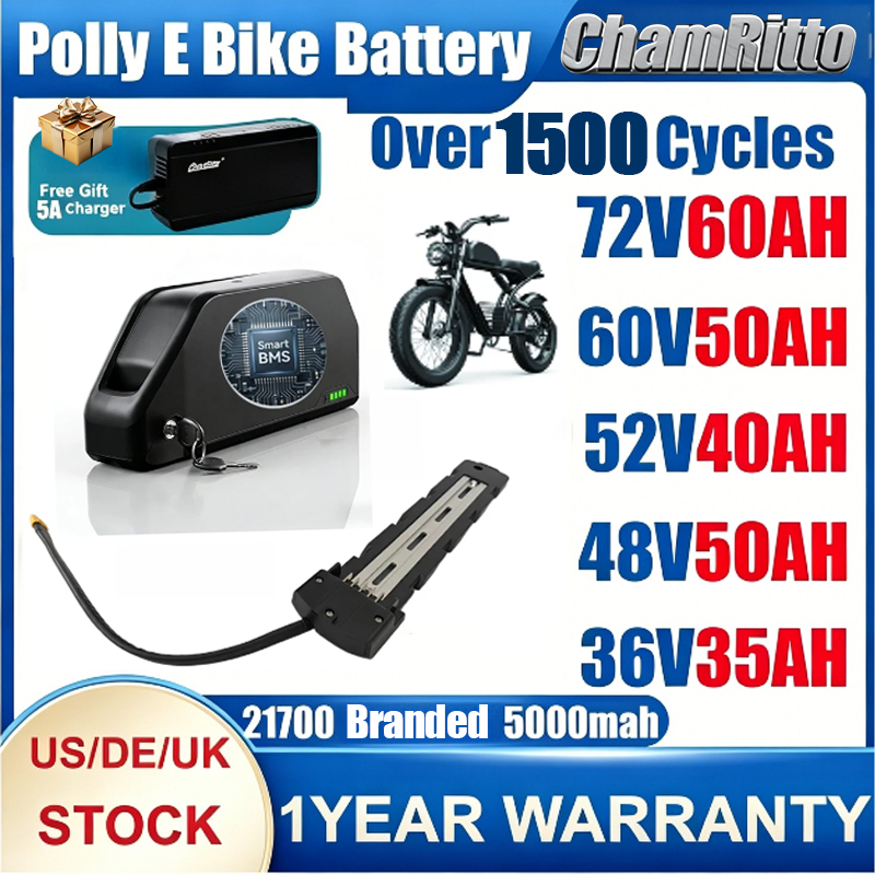 Electric Bicycle Battery 72V 30Ah - Baterai Sepeda Listrik Down Tube 48V