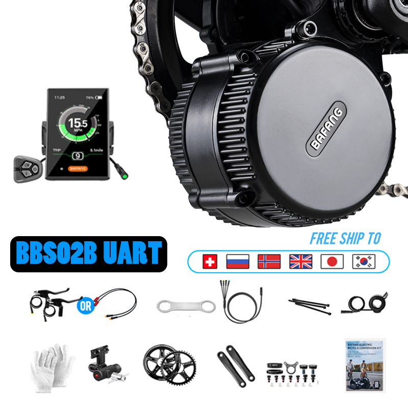Bafang Bbs02B 48V 750W Mid Drive Kit - Bafang M325 M215 Kit konversi Motor,