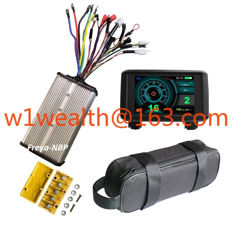Sine Wave Controller 48V 72V 80A - Kontroler Ebike Gelombang Sinus Dual Hall