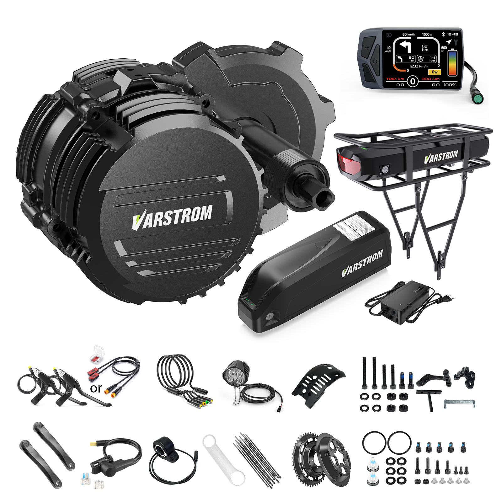 Tongsheng Tsdz2B Mid Drive Motor - [STOK AS] Varstrom 48V500W 750W Kit
