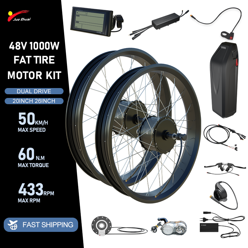 Fat Tire Ebike Conversion Kit 2000W - Kit Konversi Sepeda Listrik Ban Tebal