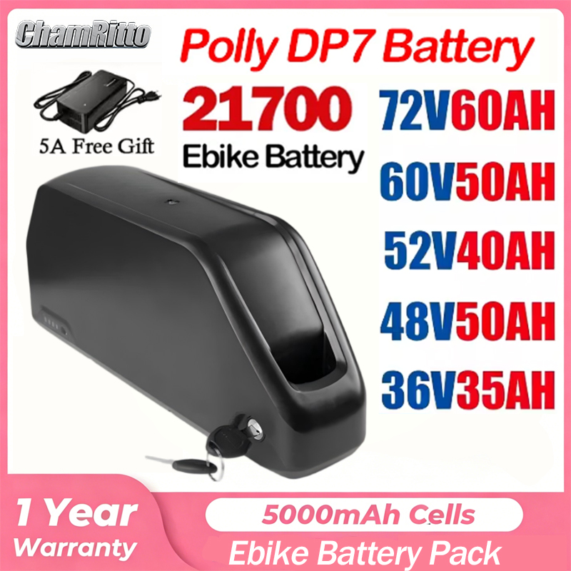 Electric Bicycle Battery 72V 30Ah - Baterai Hailong Polly 52v50ah 48V 60V