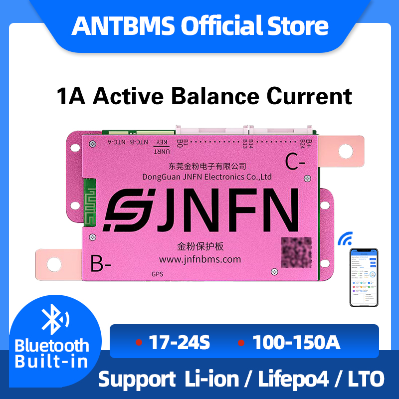 Smart Bms 72V 20S 150A Bluetooth - Papan Perlindungan Baterai Lithium Aktif ANT