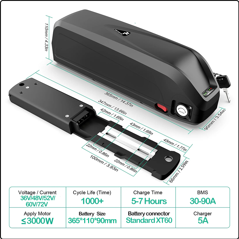 Baterai ebike 72v 3000w 60ah b - Ebike Conversion Kit 72V 3000W ulasan dan harga