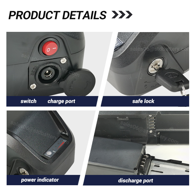 ALX baterai sepeda listrik Hai - Ebike Battery 48V 20Ah Hailong ulasan dan harga
