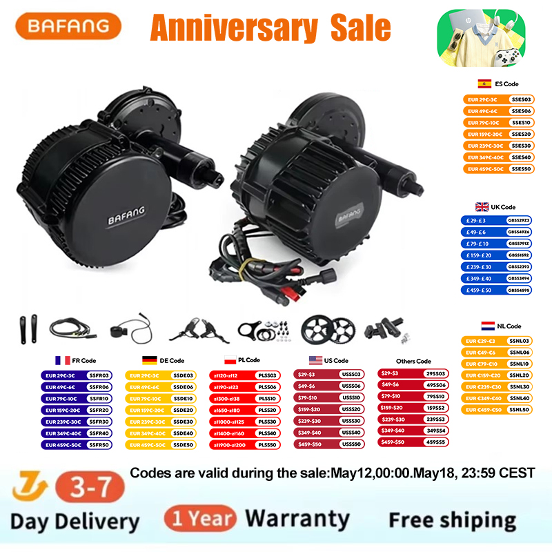 Bafang BBSHD Kit konversi sepe - Mid Drive Motor Kit 52V 1000W ulasan dan harga