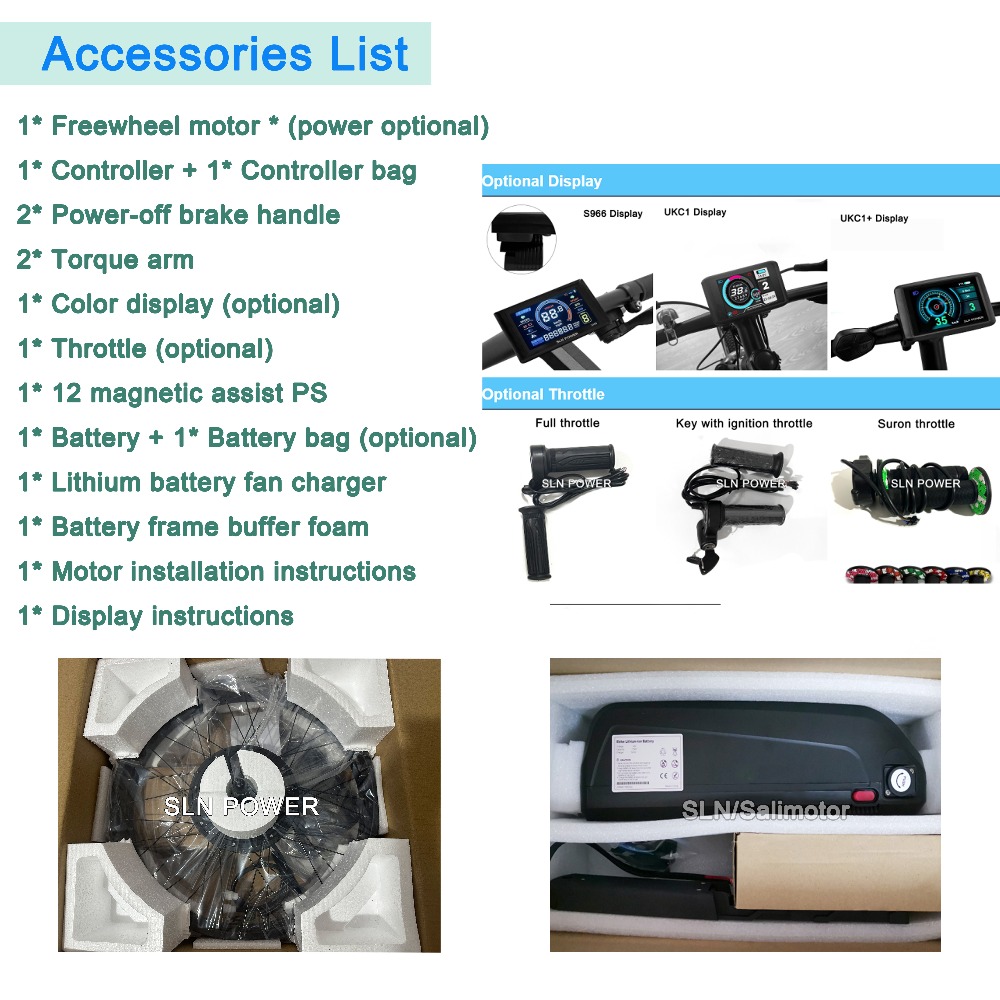 Kit Konversi Ebike MTX 36V 48V - Ebike Conversion Kit 72V 3000W ulasan dan harga