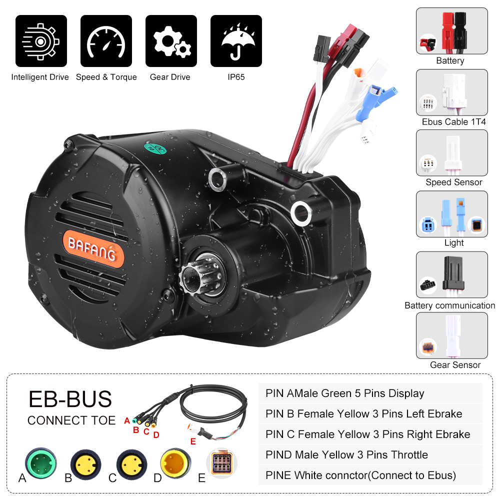 risunmotor M620 G510 48V 52V 1 - Mid Drive Motor Kit 52V 1000W ulasan dan harga