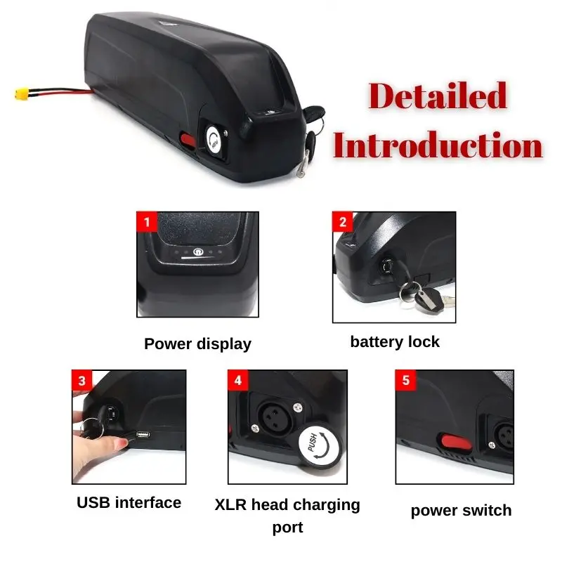 Untuk Baterai Hailong 36V 48V  - Ebike Battery 48V 20Ah Hailong ulasan dan harga