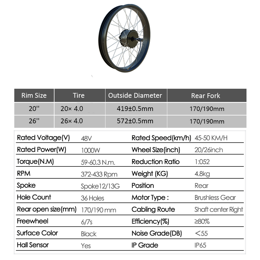 Kit Konversi Sepeda Listrik Ba - Fat Tire Ebike Conversion Kit 2000W ulasan dan harga