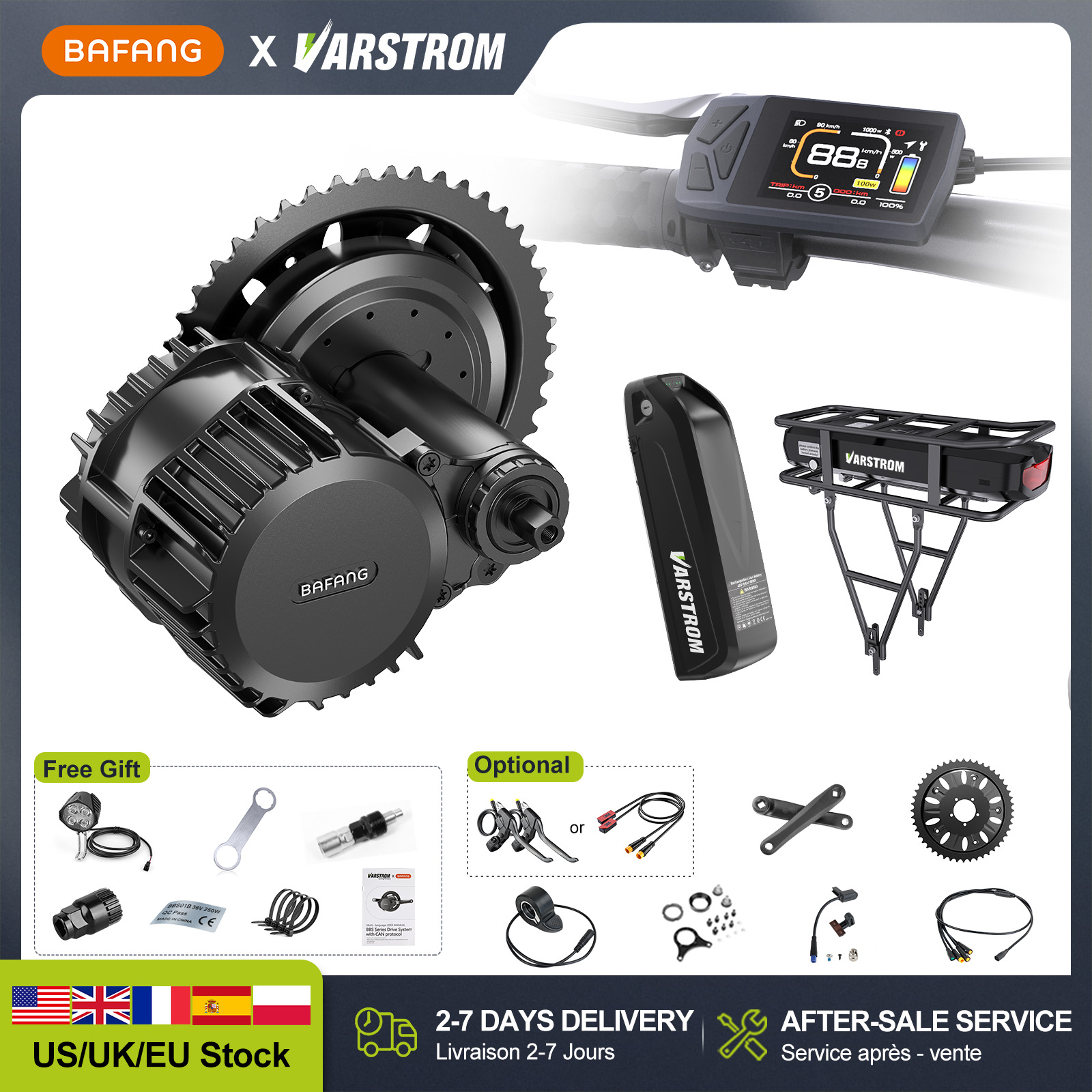 [Stok AS] Bafang 48V Motor Pen - Bafang Bbs02B 48V 750W Mid Drive Kit ulasan dan harga