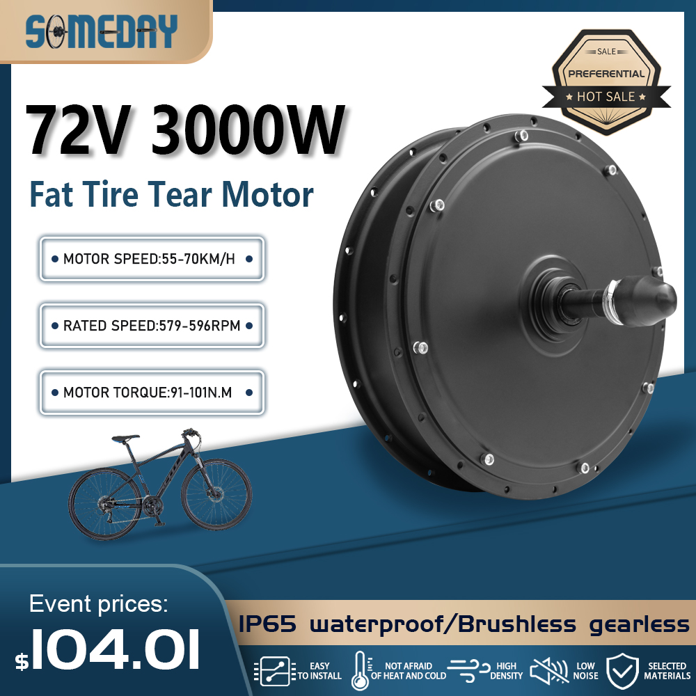Motor E-Bike Ban Gemuk 72V 300 - Ebike Conversion Kit 72V 3000W ulasan dan harga